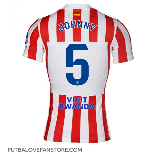 Atletico Madrid Johnny Cardoso #5 Domáci futbalový dres 2025-26 Krátky Rukáv Atletico Madrid Johnny Cardoso #5 Domáci futbalový dres 2025-26 Krátky Rukáv